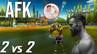 ME LA ATAJA ESTANDO AFK XD | Rocket League 2vs2