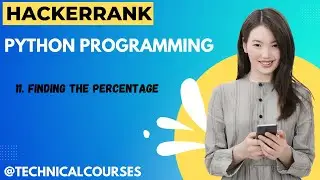 Finding The Percentage Python Hackerrank | python project solutions 
