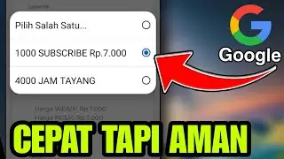 AMAN PERMANEN 1000 SUB 5 MENIT AJA - Cara Menambah Subscriber Youtube Dengan Cepat 2023