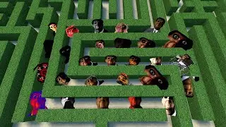 Obunga Nextbots Maze !!!