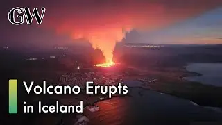 Grindavik Eruption: Exclusive Footage