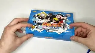 Naruto / Наруто. Распаковка бустеров с карточками по Аниме.