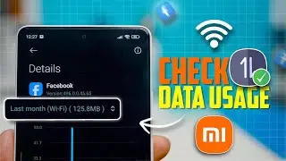 How to Check WiFi & Mobile Data Usage on Xiaomi Phone | Monitor Data Usage Easily