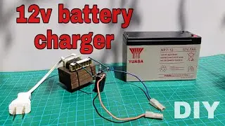 how to make 12V motorcle battery charger | DIY 12V BATTERY CHARGER