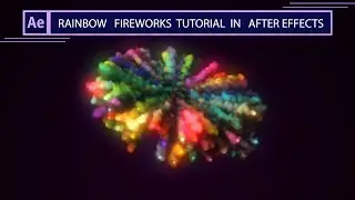 How to create Rainbow Fireworks in After Effects-Trapcode Particular [ After Effects Tutorial ]