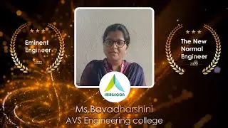 Engineer's Day Awards 2022- Ms. Bavadharshini-Finalist | AVS Engineering college
