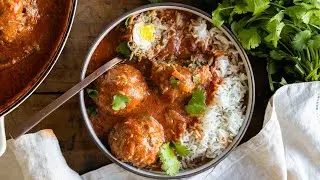Albóndigas  (Mexican Meatballs) in Tomato Salsa