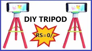 Make your own Tripod by yourself|Handmade mobile tripod|mobile stand for online class