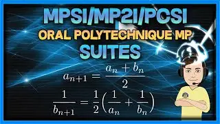 [MPSI/MP2I/PCSI] Suites - exo corrigé X-ENS MP (moyenne arithmético-harmonique)