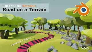 Road on  a Terrain - Blender Tutorial