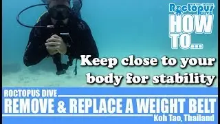 How To - Remove and Replace a Weight Belt Underwater Whilst Neutrally Buoyant