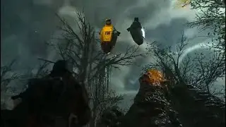 Helldivers 2 look what happens if you land on a shrieker nest | floating hellpod glitch