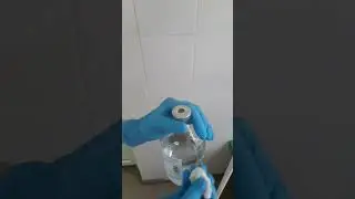Как поменять флакон у капельницы