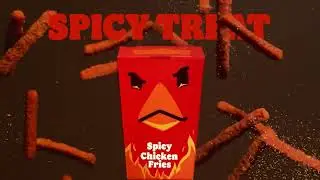 Spicy Chicken Fries HIDDEN message...