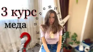Этот УЖАСНЫЙ 3 курс меда👀 | как выжить?!