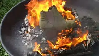 burning trash