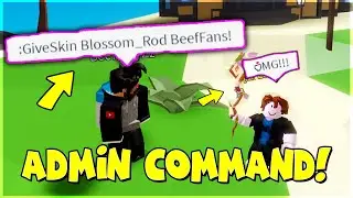 Admin Commands! NEW* BLOSSOM ROD! Fishing Simulator (ROBLOX