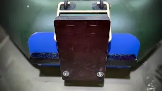 Reinforcement of the hinged transom AQUA-MASTER 280.