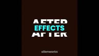 Glitch Effect - Adobe After Effects