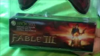 Fable 3 Limited edition controller unboxing