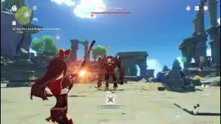 Genshin Impact - Gameplay e Boss Guardião da Ruina