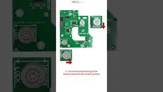 Yanhua ACDP Module 34 Lock fastening (D70F3426-B) interface board Installation tutorial