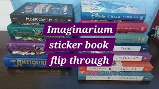 Imaginarium sticker book flip through