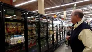 location of light switch on frozen and dairy door cases