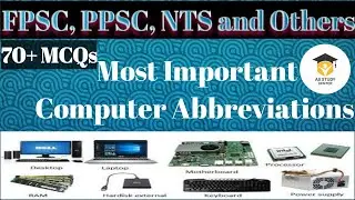 Important Computer Abbreviations I Basic Computer Knowledge I Computer I AS STUDY CENTER