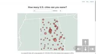 How Many US Cities can you name? - 1,707 cities