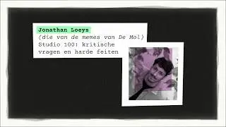De Spreekbeurt: Jonathan Loeys (Studio 100: kritische vragen en harde feiten)