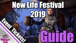 ESO: New Life Festival 2019 Complete Guide!  Crystalfrost Skin - Event Tickets!