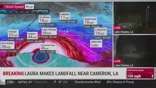 Weather Channel Reporter Glass Break