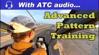 Kallithea gyroplane doing advanced pattern training... with ATC audio.