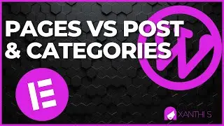 Wordpress pages vs posts and categories -  Blogging tutorial for beginners