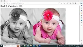How To create black & white Image in HTML & CSS