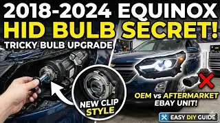 How to swap HID D3S Bulbs in eBay Equinox HID Headlights (Different Locking Clip Fix!)