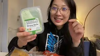Day 2: Mini German Food Haul + Kimchi Bacon Pasta | 30-Day Vlog Challenge