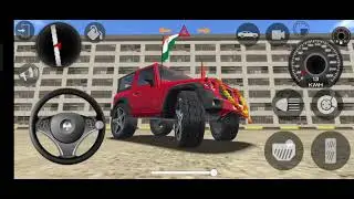 Dollar ( song ) New Modified Mahindra Red Thar 👿 || Indian Cars Simulator 3D || Android Gameplay