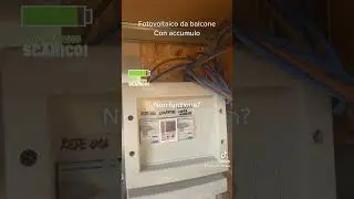 Fotovoltaico da balcone con accumulo… non lo fare non funziona 