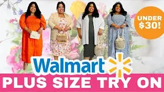 WALMART PLUS SIZE SUMMER HAUL 2022 I UNDER $30 I #walmartplus #plussizeoutfitideas