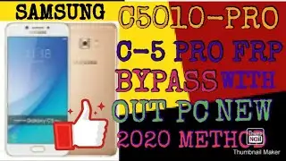 Samsung C5-PRO (C-5010) Frp Bypass without Pc How To Bypass Frp C5-Pro.