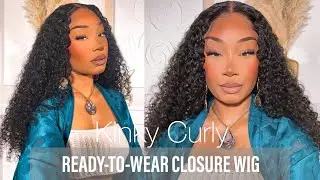 *NEW* “Wear & Go” Wig Perfect for Beginners! | Pre-Cut & Pre-Plucked | CurlyMe Hair Co.