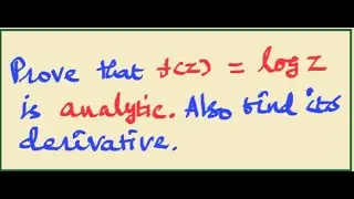 Analytic function problem