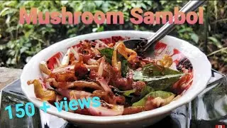 Mushroom Sambol | காளான் சம்பல் | බිම්මල් සම්බෝල් | #hamedsview | Hamed's view