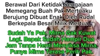 Kisah Nyata.Tugas Mendiang Suamiku Digantikan Ayah Mertua Hingga Aku Tak Mampu Berjalan 