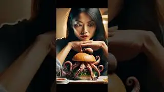 Shocking hamburger restaurants in Asia. #aidrawing #asianfood #hamburger #koreanfood