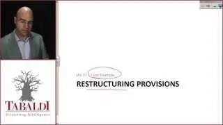 IAS 37 - Restructuring Provisions Class Example