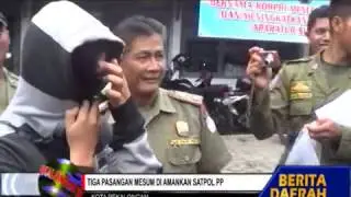 TIGA PASANGAN MESUM DI AMANKAN SATPOL PP KOTA PEKALONGAN