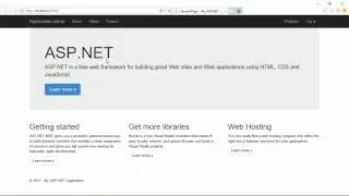 Cloud Diary Tutorial 01 - Create new ASP NET MVC 5 application